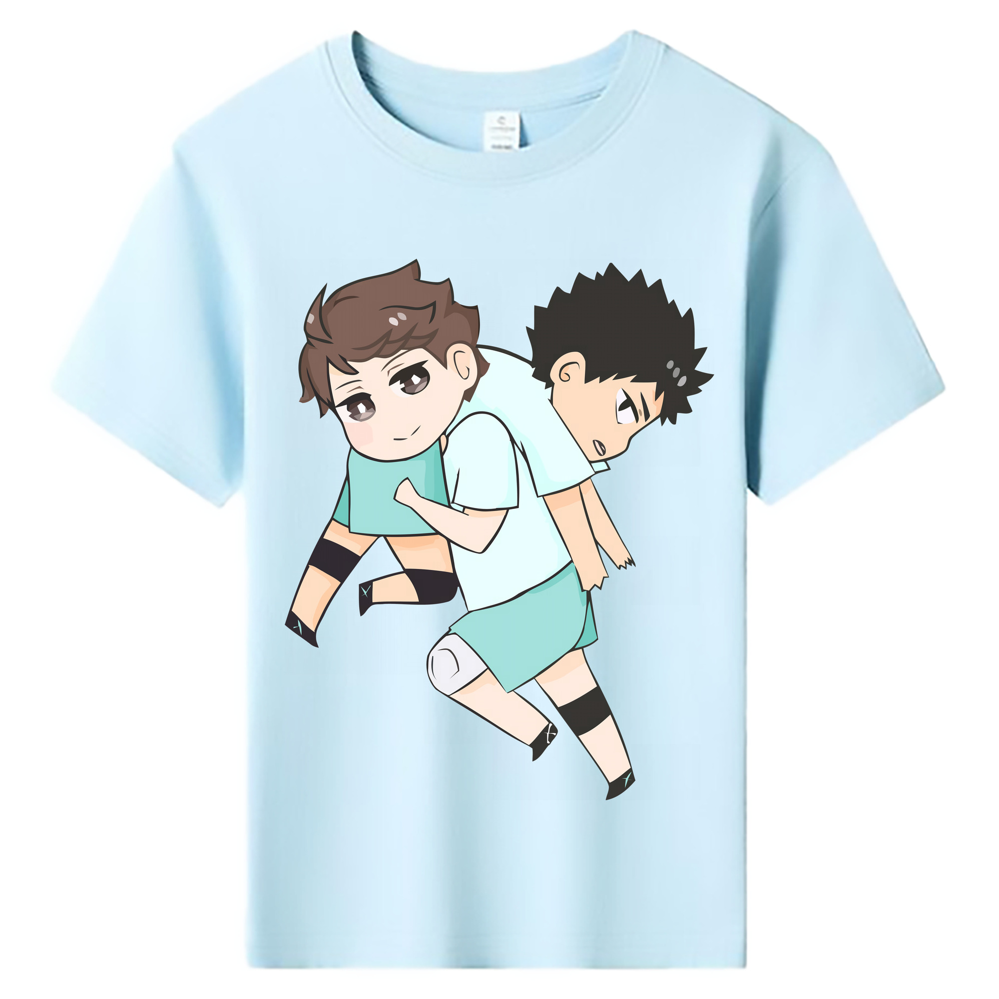 （画像用） ハイキュー!! Haikyu!! 綿100％キッズTシャツ（フロントプリント）